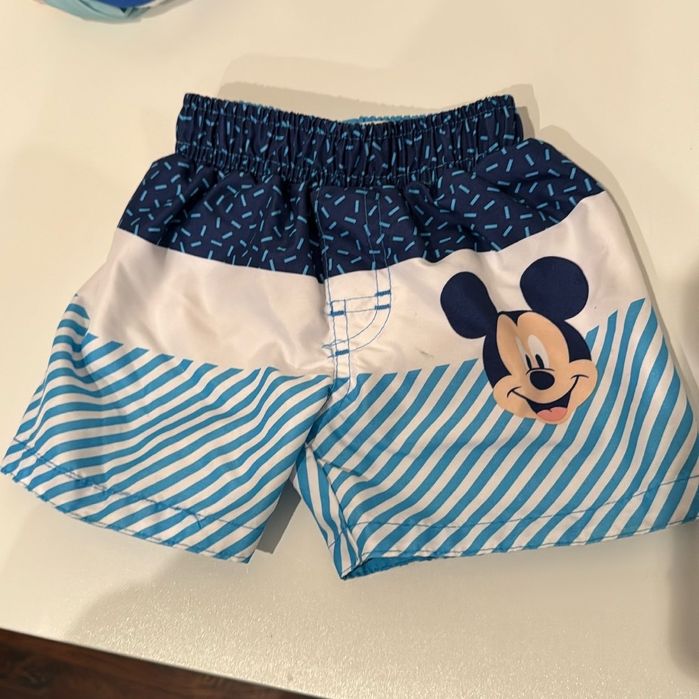Mickey Mouse swim trunks 12 months